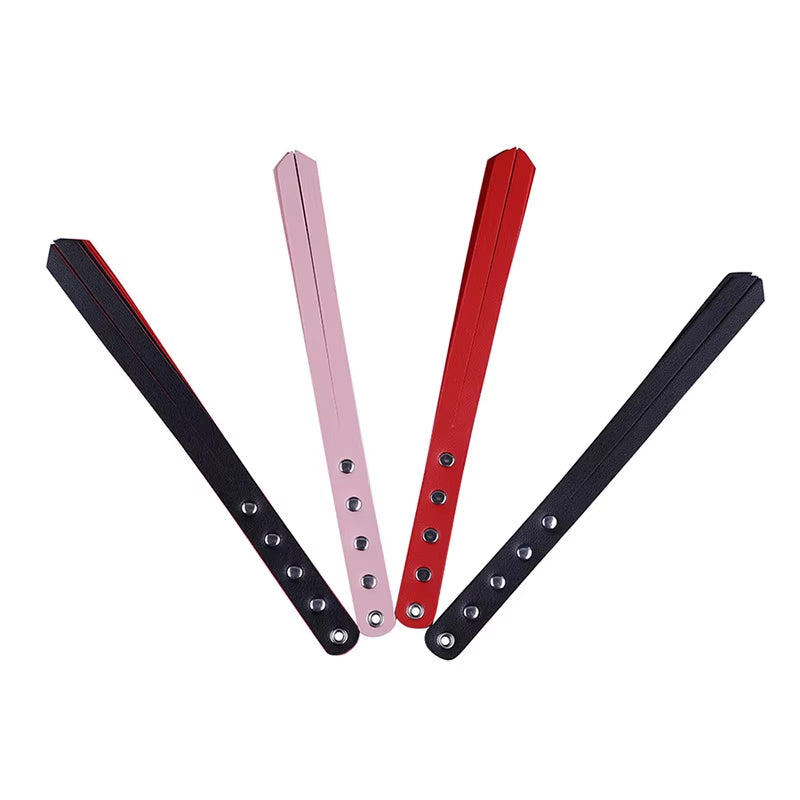 PU Leather Paddle Slapper Whip for Horse Training Enhance Pain Equestrian Training Horse Whip Equestrian Riding Crops
