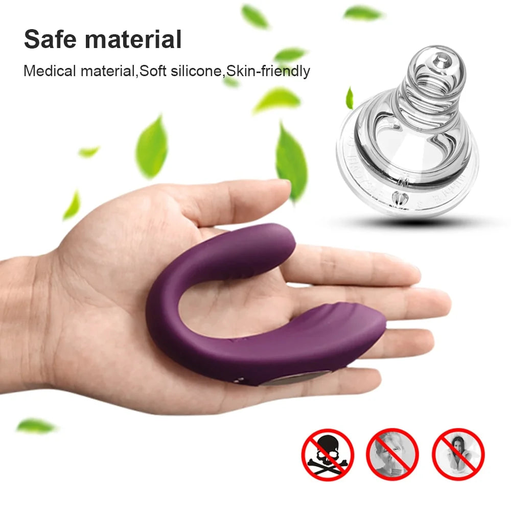 Wearable Panty Vibrator for Women Remote Control Wireless G Spot Stimulator Female Sex Toys Purple