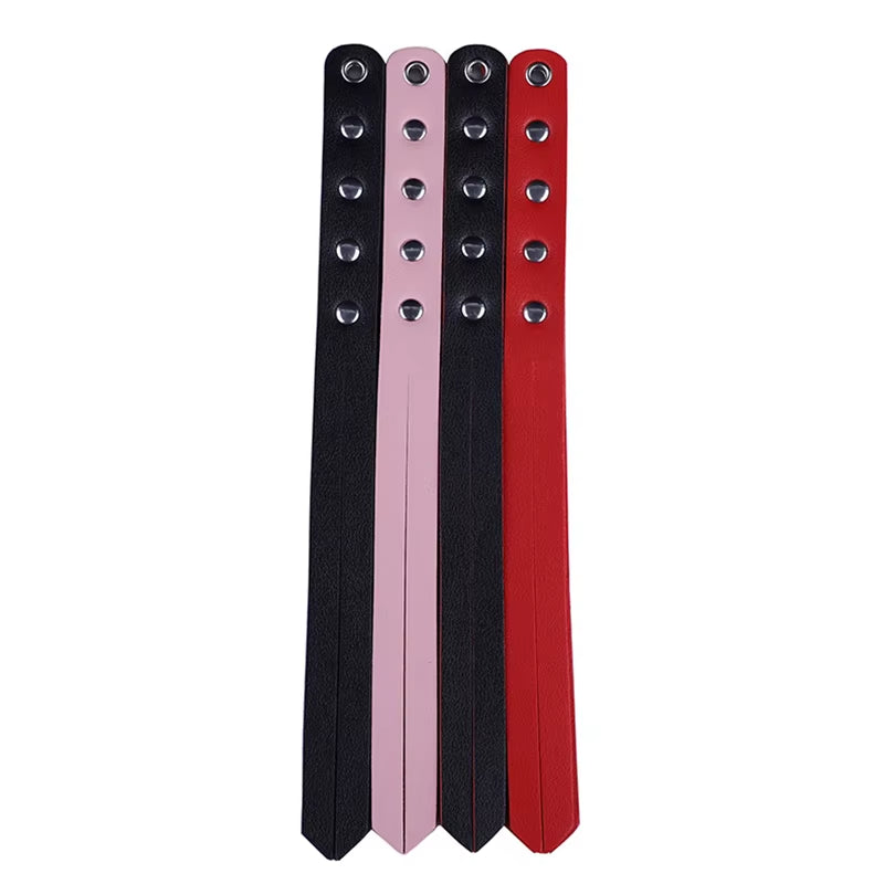PU Leather Paddle Slapper Whip for Horse Training Enhance Pain Equestrian Training Horse Whip Equestrian Riding Crops