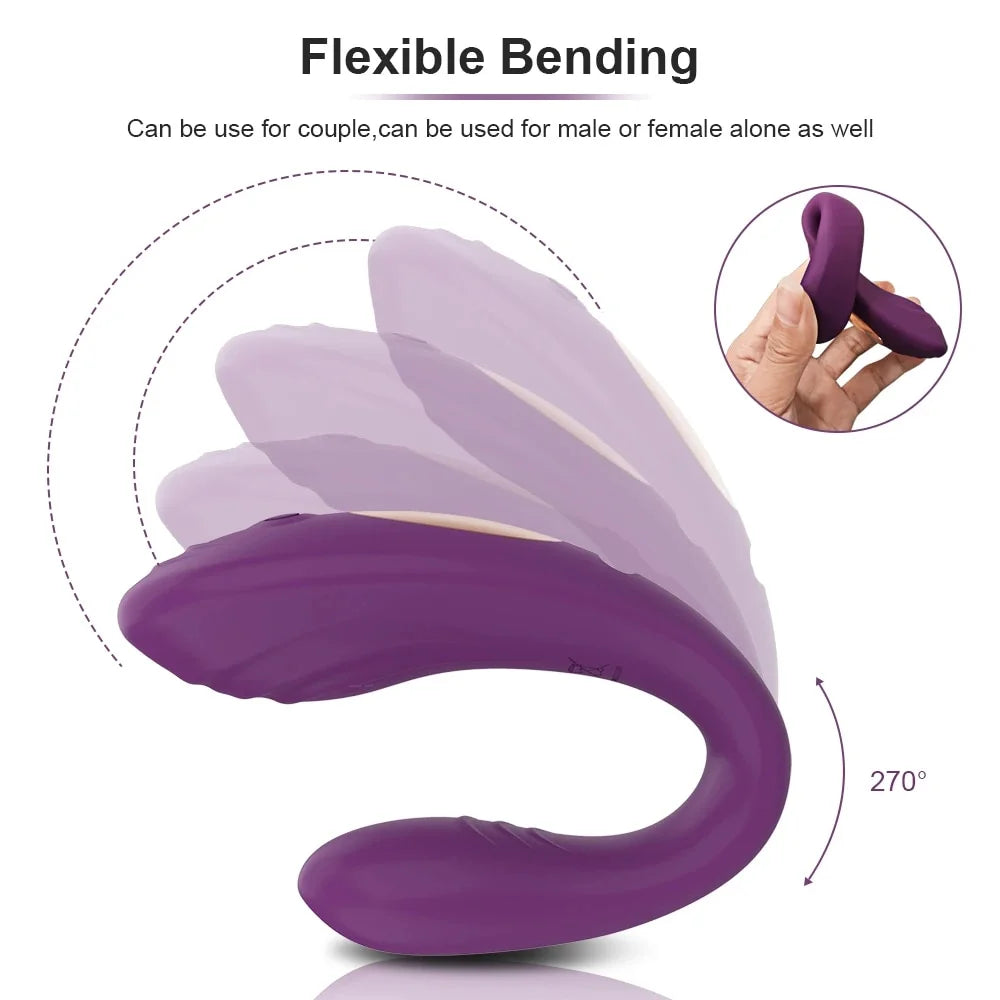 Wearable Panty Vibrator for Women Remote Control Wireless G Spot Stimulator Female Sex Toys Purple