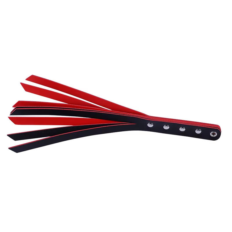 PU Leather Paddle Slapper Whip for Horse Training Enhance Pain Equestrian Training Horse Whip Equestrian Riding Crops