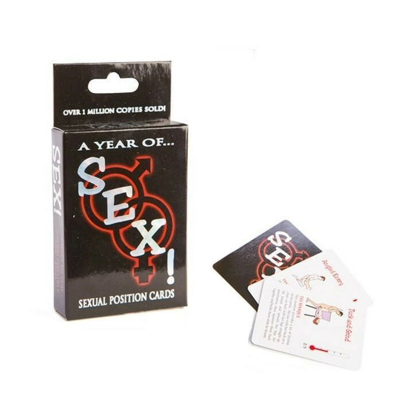 A Year of Sex Card Gameđź’‹Sexual Positions Couples Foreplay Fun Adult Activity