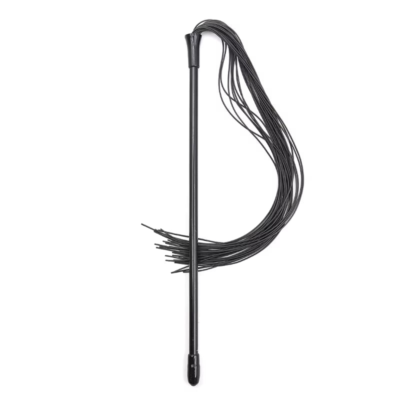 High Quality Silicone Whip Racing Riding Crop Party Flogger Hand Cuffs Queen Black Horse Riding Whip