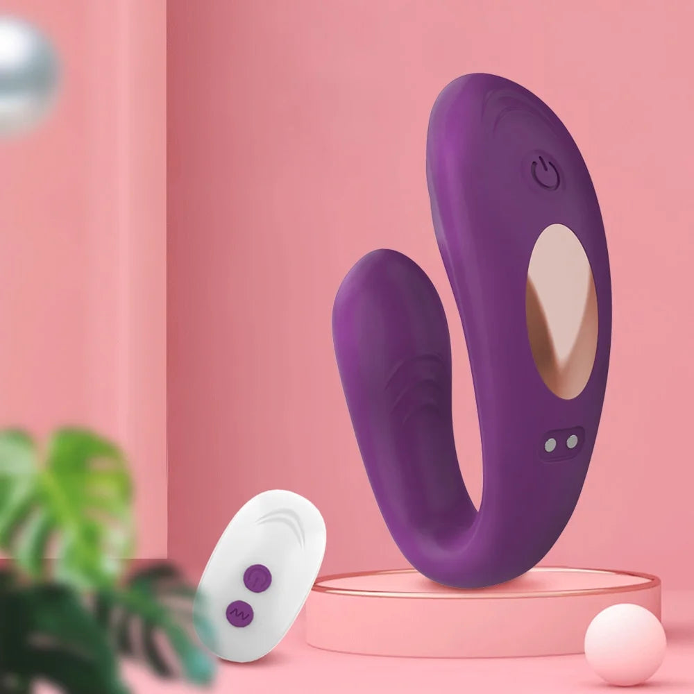 Wearable Panty Vibrator for Women Remote Control Wireless G Spot Stimulator Female Sex Toys Purple