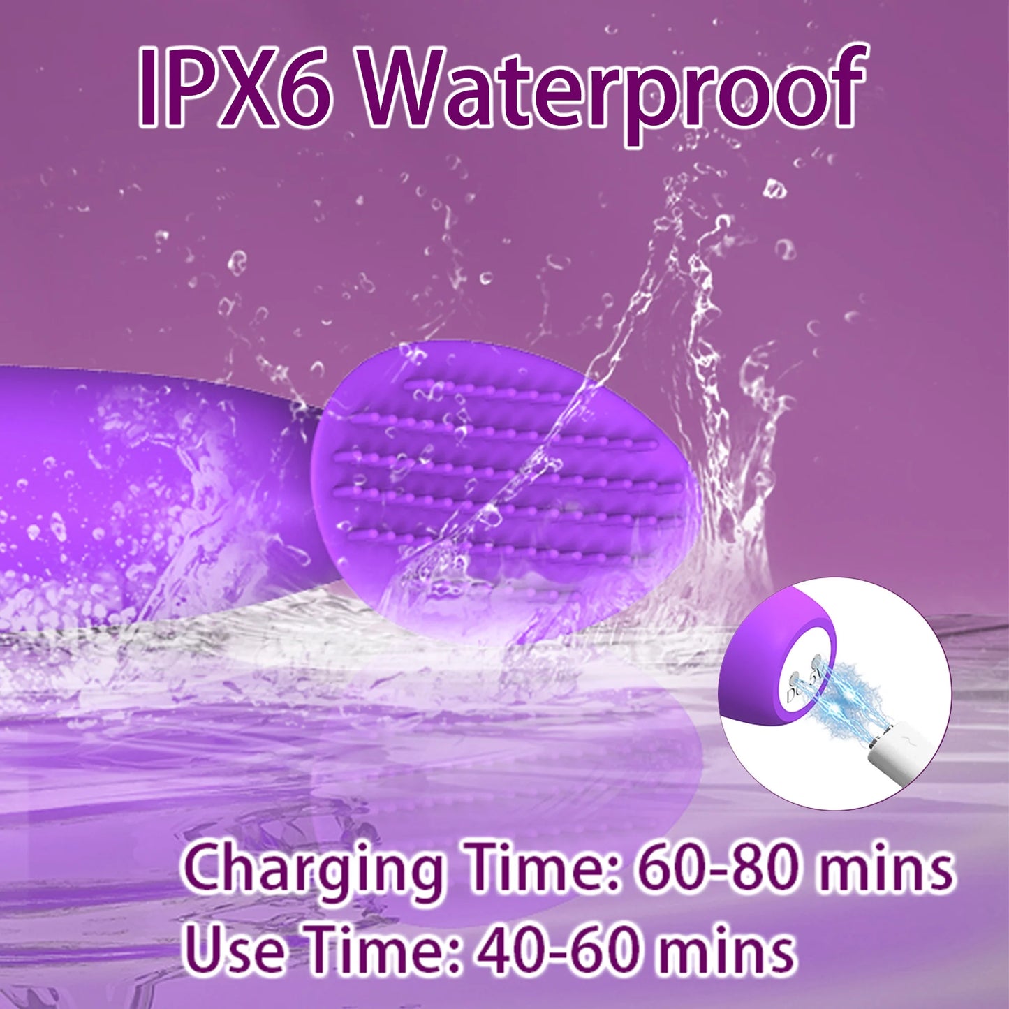 Adult Sex Toys Bullet Vibrators, Mini Vibrator Wand with 10 Vibration Modes, IPX6 Waterproof Personal Massager, Sexual Pleasure Tools Female Stimulator for Women Couples & Games