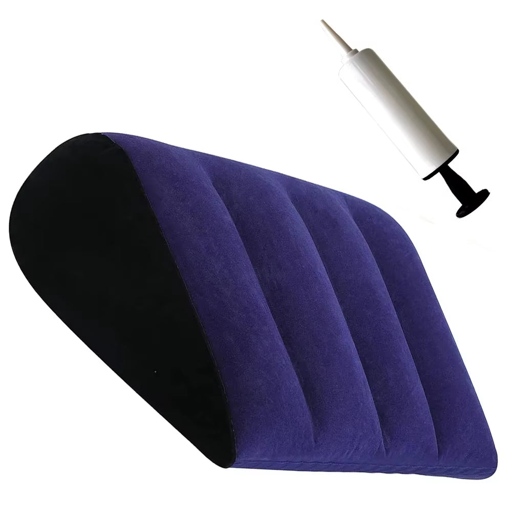 Sex Toys Adult Toy Pillow Position Cushion Triangle Inflatable Ramp Furniture Couples Toy Positioning for Deeper Position Suppor