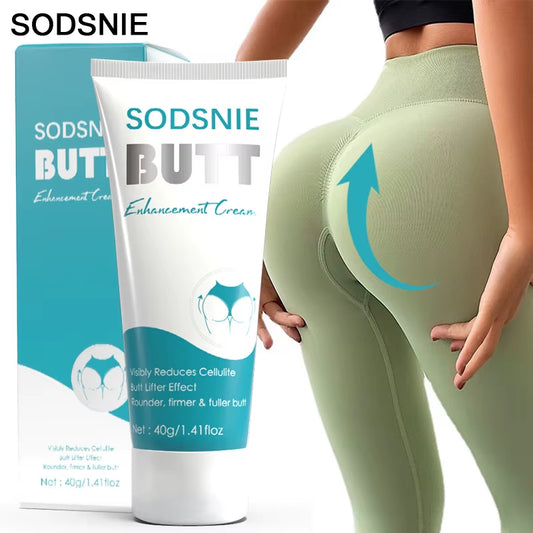 Butt Enhancement Cream Firming Lifting Remove Cellulite Body Care Fast Growth Busty Amino Acid Collagen Serum Sexy Curvy 40G
