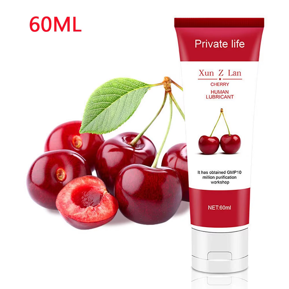 80Ml Adult Sexual Body Smooth Fruity Lubricant Gel Edible Flavor Sex Health Product Perfect to Warm up Sensual Massage Sex Toys