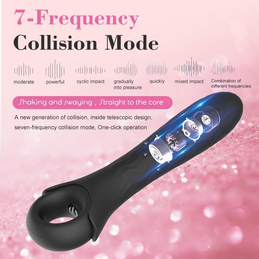 Adult Toys for Women 7 Speeds & Functions with Ring-Handle Rechargeable Ergonomic Design with Soft Silicone Waterproof Ideal for Couples or Solo Play Elevate Your Pleasure