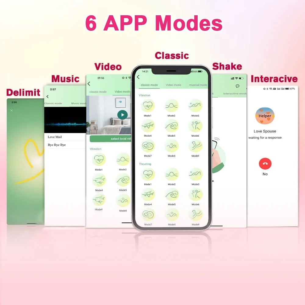 Wearable Panty Vibrator with APP Remote Control for Women, Remote Control Vibrator
