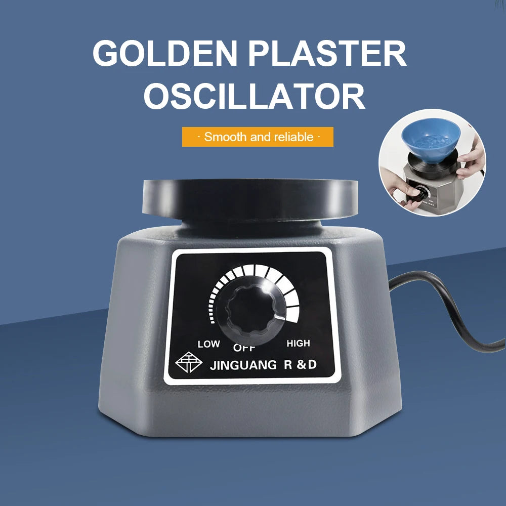 110V/200V Lab Vibrator 4" Oscillator round Shaker Plaster Vibrator Plate Dental Equipment Machine Roundness Vibrator Plaster