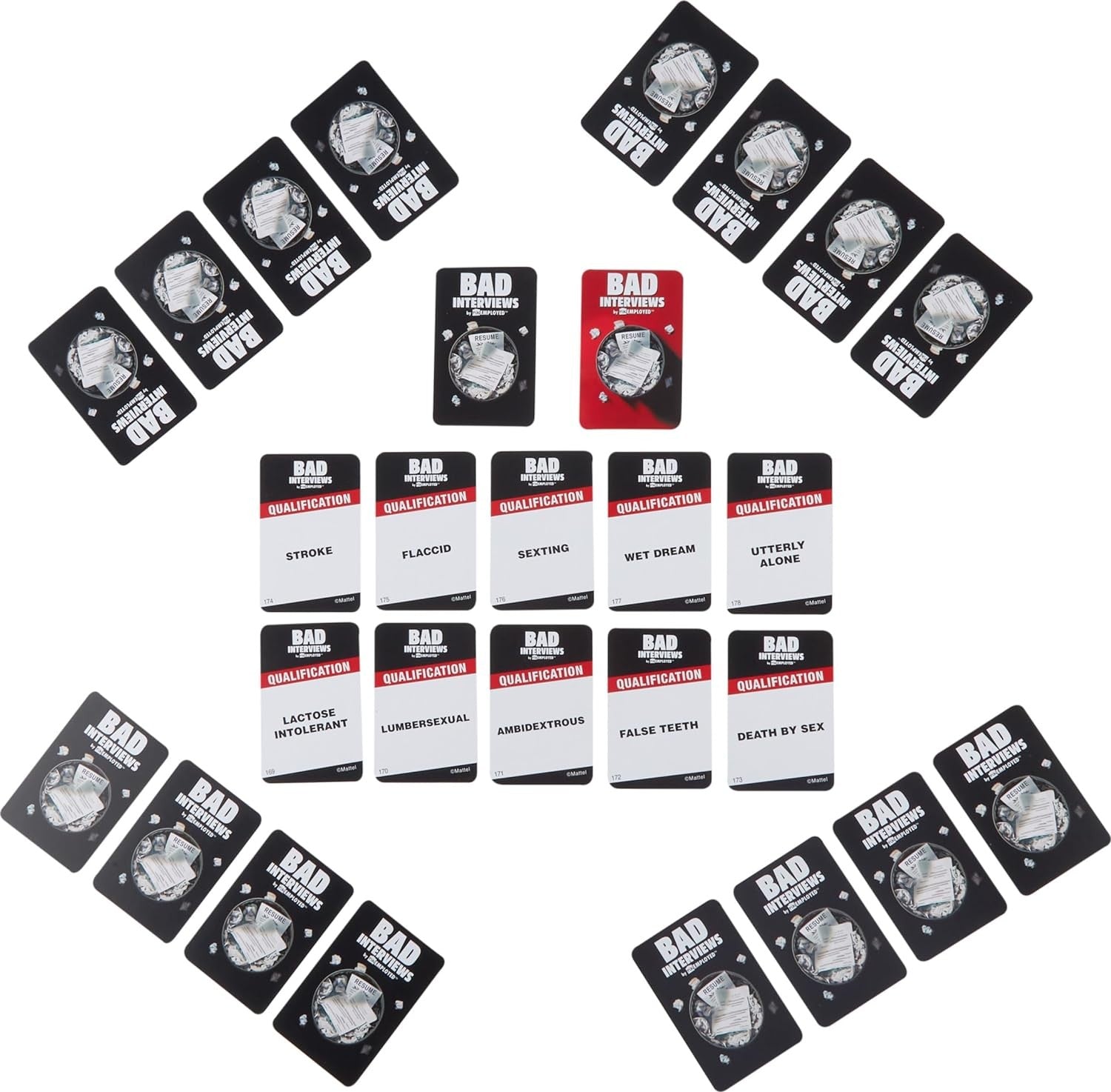 Bad Interviews by Funemployed Party Game for Adults and for 3 or More Players