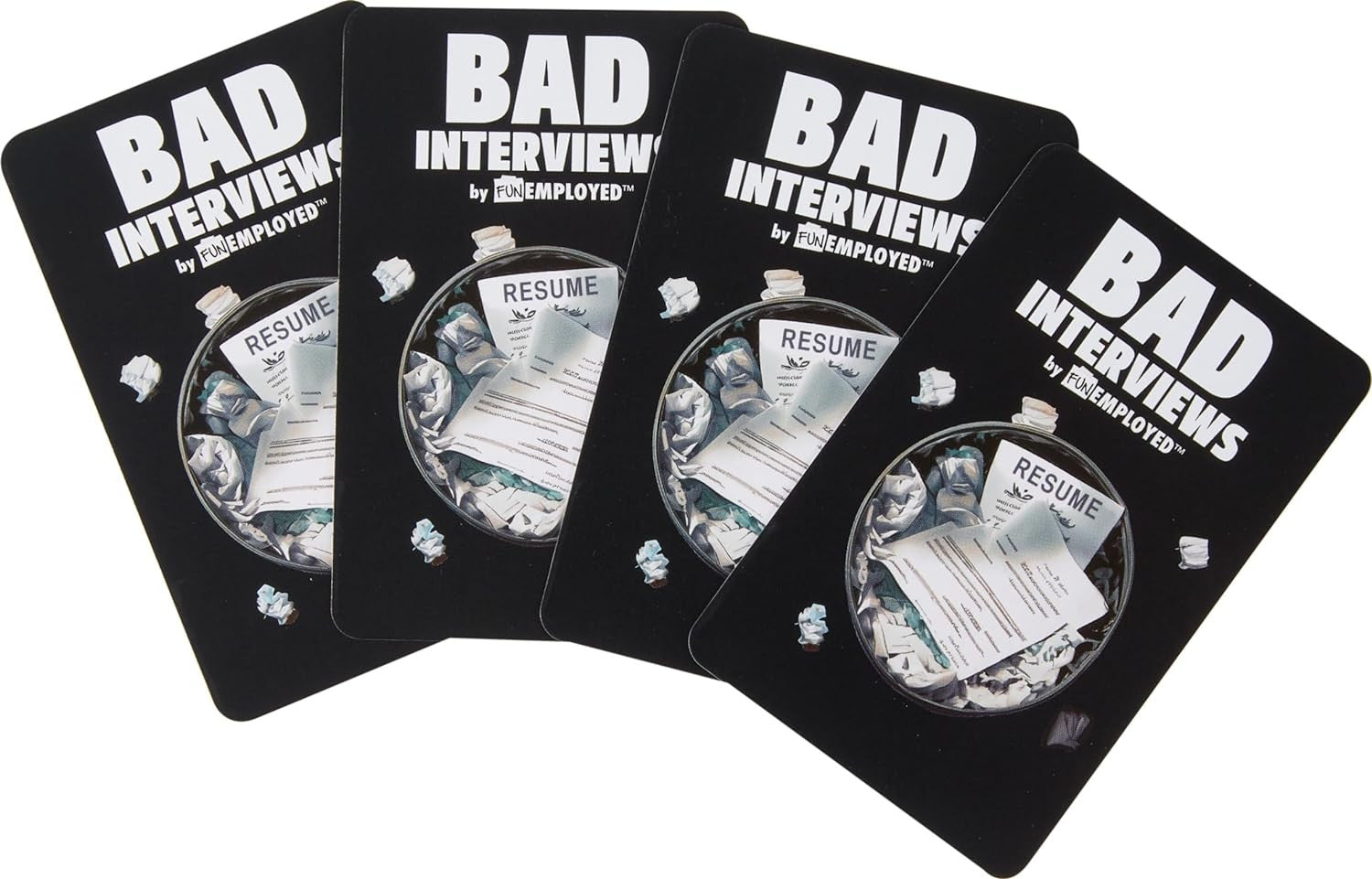 Bad Interviews by Funemployed Party Game for Adults and for 3 or More Players