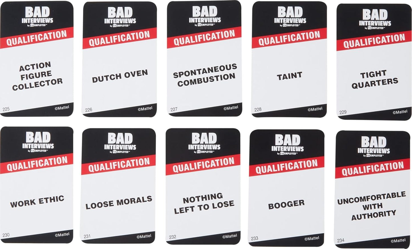 Bad Interviews by Funemployed Party Game for Adults and for 3 or More Players