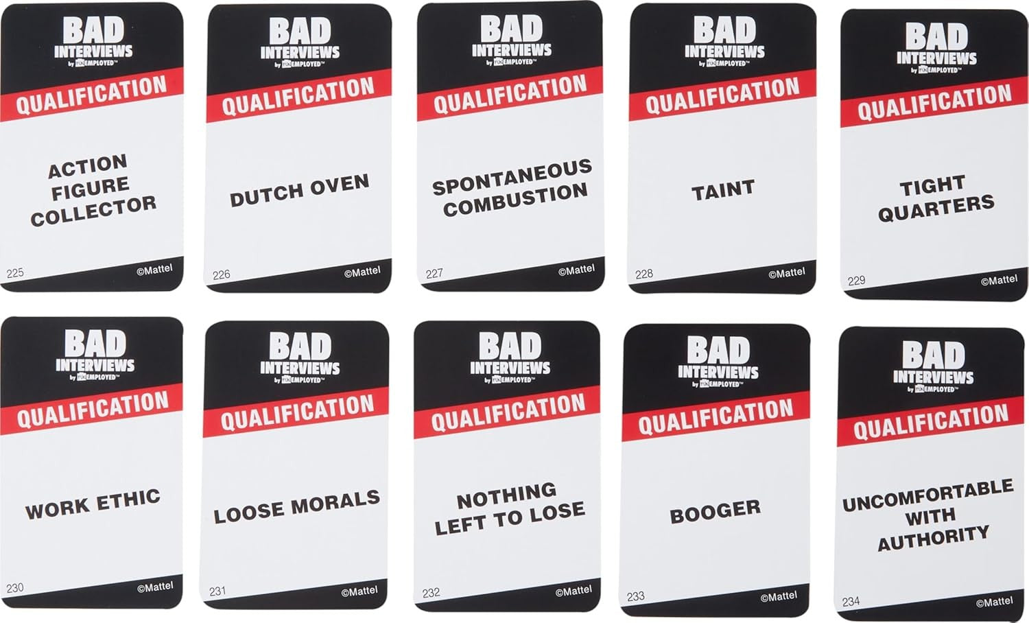 Bad Interviews by Funemployed Party Game for Adults and for 3 or More Players