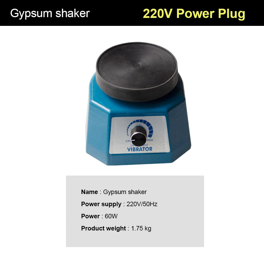 110V/200V Lab Vibrator 4" Oscillator round Shaker Plaster Vibrator Plate Dental Equipment Machine Roundness Vibrator Plaster