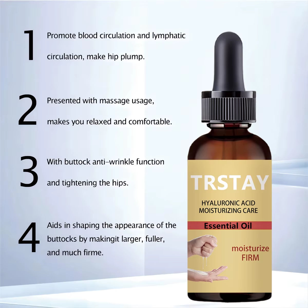 Hip Lift up Buttock Enhancement Oil Essence Essential Oils Cream Ass Lifting up Sexy Lady Hip Lift up Butt Buttock Enhance