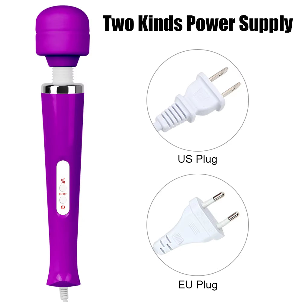 OLO Erotic Toy 10 Speeds EU/US Plug Big Size AV Rod Stick Vibrator Sex Toys for Women Clit Stimulator Magic Wand