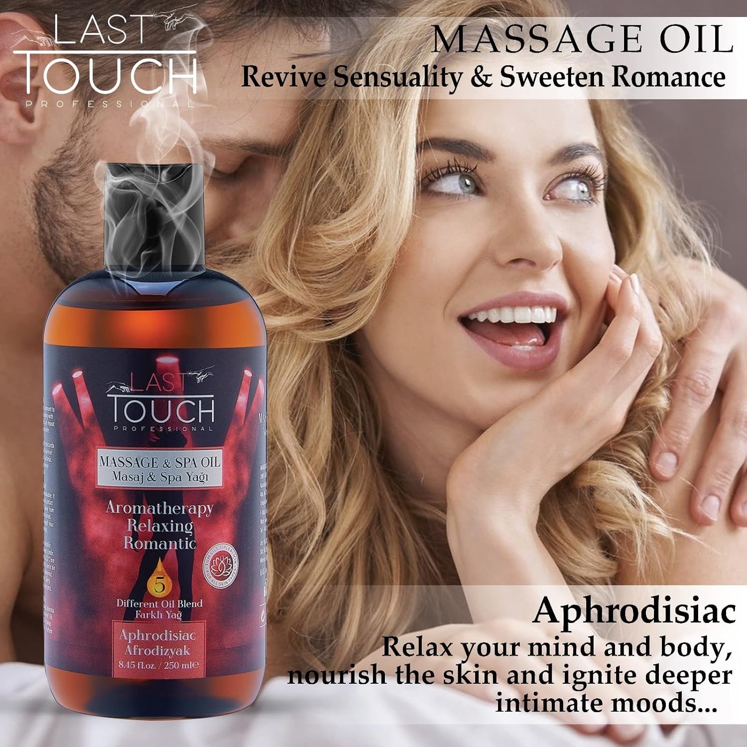 Aphrodisiac Sensual Massage Oil for Couples Sexual - Massage Oils for Date Night