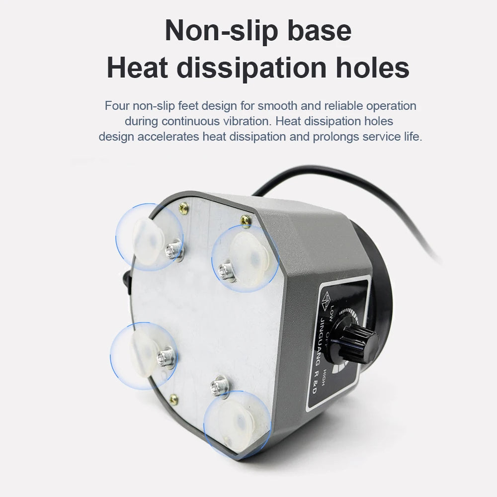 110V/200V Lab Vibrator 4" Oscillator round Shaker Plaster Vibrator Plate Dental Equipment Machine Roundness Vibrator Plaster