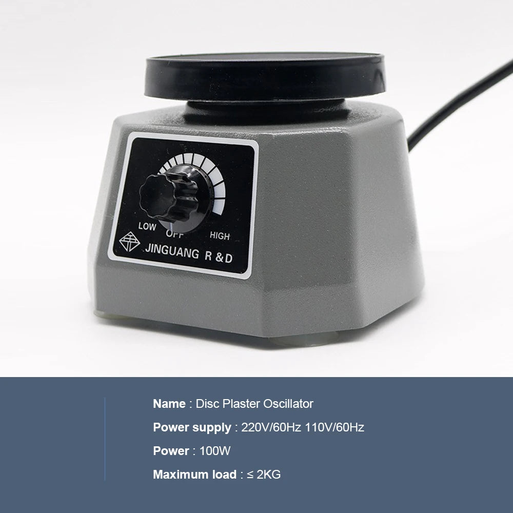 110V/200V Lab Vibrator 4" Oscillator round Shaker Plaster Vibrator Plate Dental Equipment Machine Roundness Vibrator Plaster